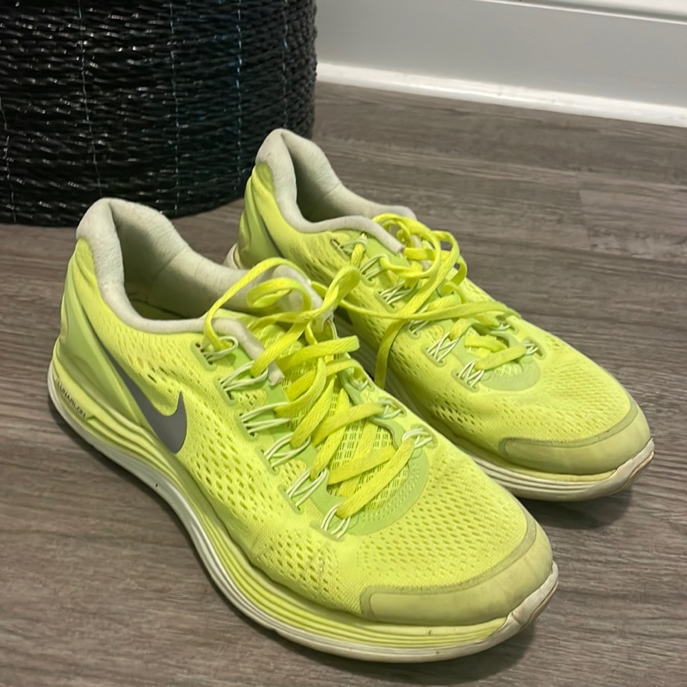 Neon yellow men’s sneakers